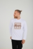 Resim BRANGO SWEATSHIRT KIRIK BEYAZ