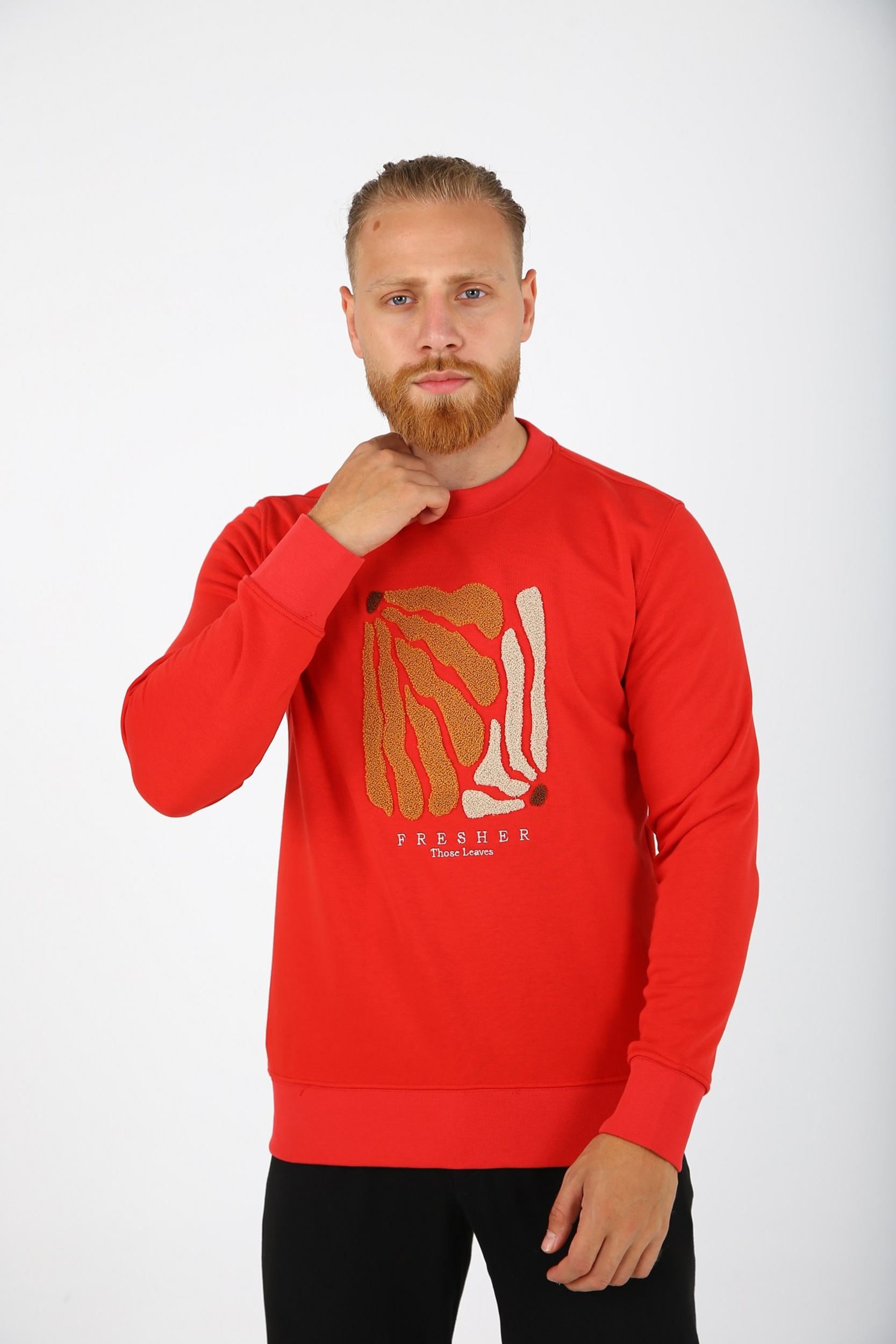 Resim BRANGO SWEATSHIRT KIRMIZI